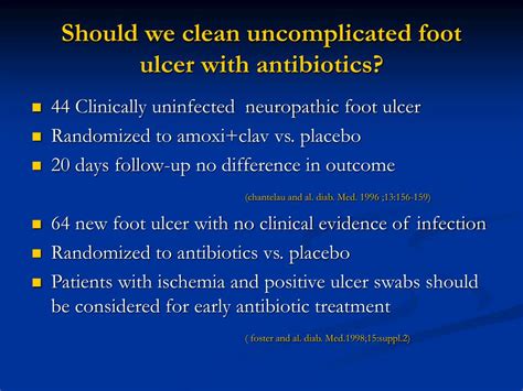 Ppt Antibiotics Within The Management Of Diabetic Foot Powerpoint