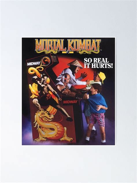 Mortal Kombat So Real It Hurts Poster For Sale By Icepatrol Redbubble