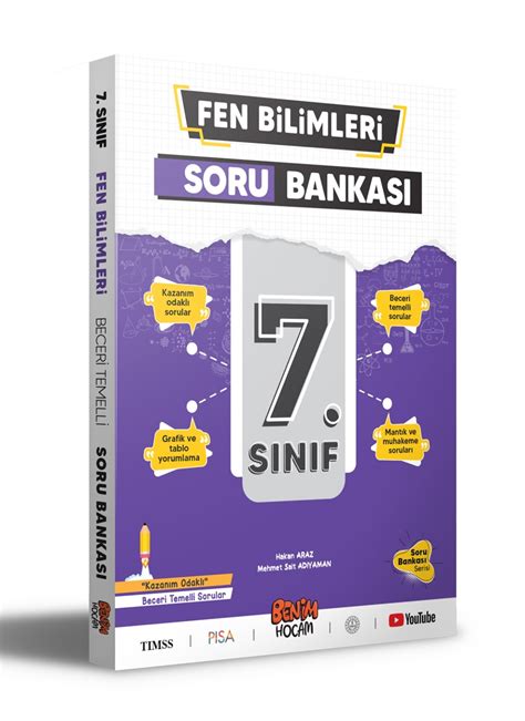 7. Sınıf Fen Bilimleri Soru Bankası Benim Hocam Yayınları