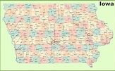 County Map Of Iowa With Cities - Washington Dc Zip Code Map