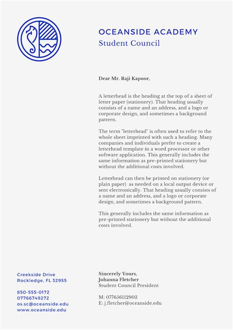 New white paper template doc. Free Online Letterhead Maker With Stunning Designs - Canva