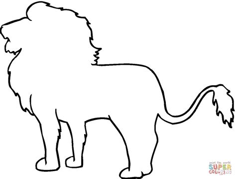 Line Drawing Lion At Getdrawings Free Download