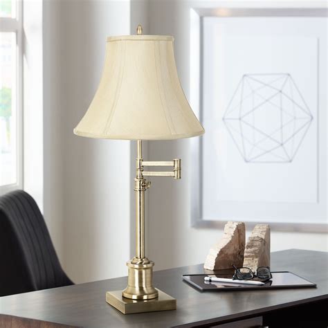 Lighting Traditional Swing Arm Desk Table Lamp Adjustable Height