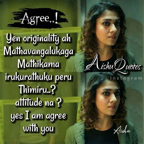 Definition of attitude in the online tamil dictionary. Pin by Reshu on Girls status | Tamil love quotes, Attitude ...