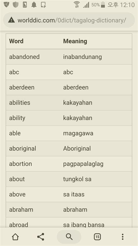 Tagalog Meaning English Dictionary Words Meancro Pin By Caffeine