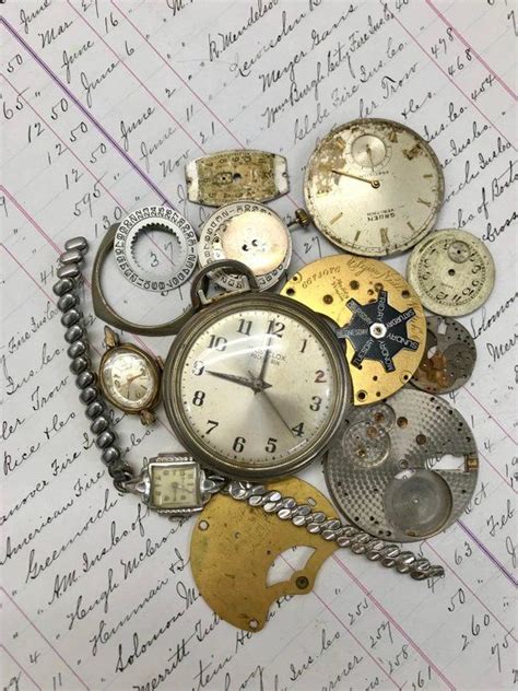 Vintage Watch Parts Pocket Watch Steampunk Jewelry Supply Etsy