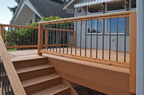 Composite Decking Material Installation Near Yelm Deck Railings