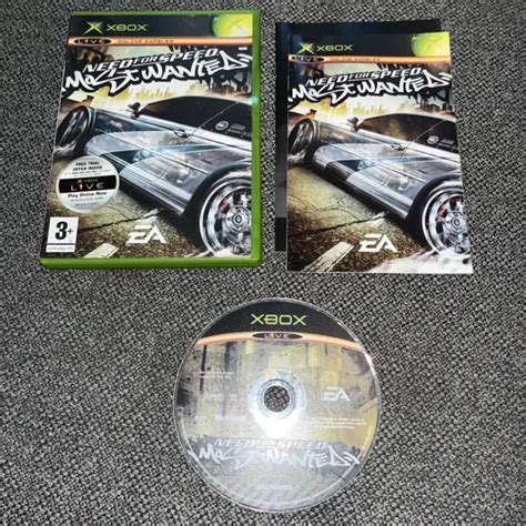 NEED FOR SPEED Most Wanted XBOX Original PAL Racing Video Game Complete