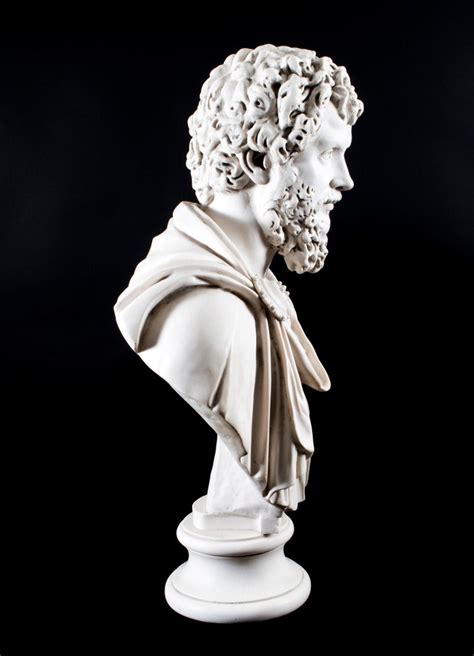 Stunning Marble Bust Roman Emperor Septimius Severus At 1stdibs