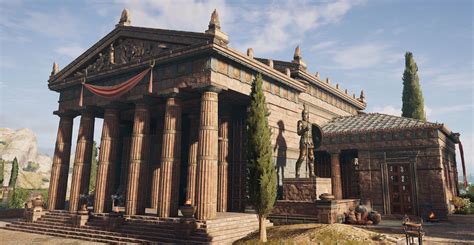 Spartan Temple Ancient Greece Architecture Assassins Creed Odyssey