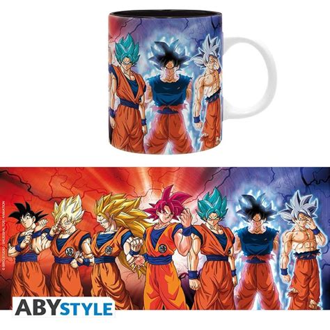 Mug Tasse Dragon Ball Transformations Goku 320 Ml Abystyle