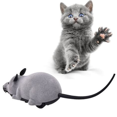 Cat Toy Wireless Remote Control Mouse Electronic Rc Mice Toy Pets Cat
