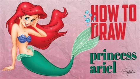 Now add different shading and highlights on the top of the chest, face, and put darker shading on obvious places like under arms, under the chin and ta da!!!! HOW TO DRAW PRINCESS ARIEL | The Mermaid - YouTube