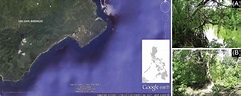 Satellite image of San Juan, Batangas, Philippines (Google Earth Ver ...