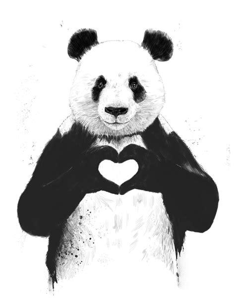 Buy Panda Love Wallpaper Free Shipping