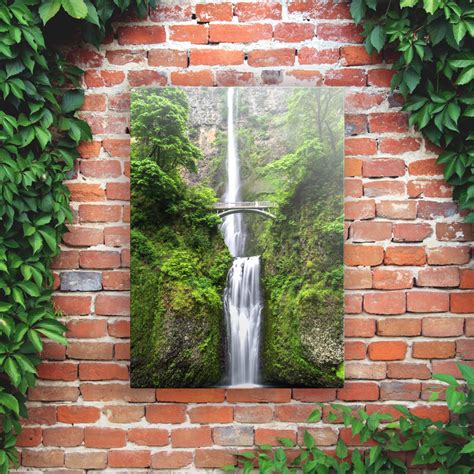 Printed Outdoor Garden Wall Art Panels Waterfall Gardening Ts Direct