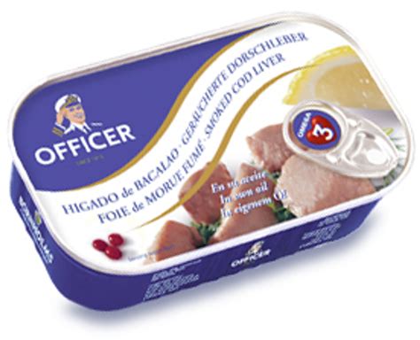 Officer Smoked Cod Liver Simply Gourmand
