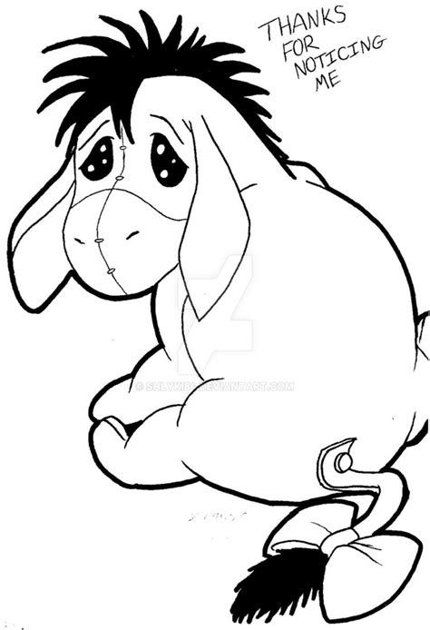 Eeyore Drawing At Getdrawings Free Download