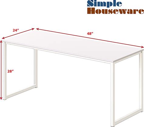 Buy Shw Home Office 48 Inch Computer Desk White Online At Lowest Price