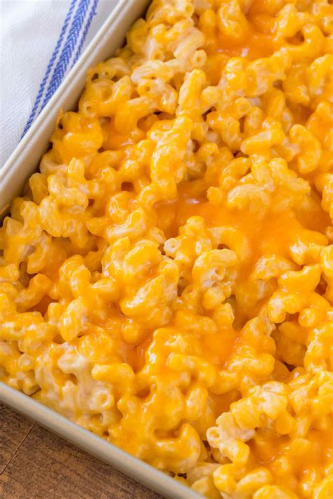 Pour the prepared mac and cheese into a casserole dish, cover with a lid or aluminum. Baked Mac and Cheese Recipe - Dinner, then Dessert
