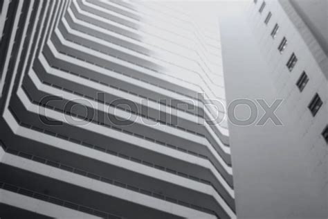 Modern Building In Blur Concept Black Stock Image Colourbox