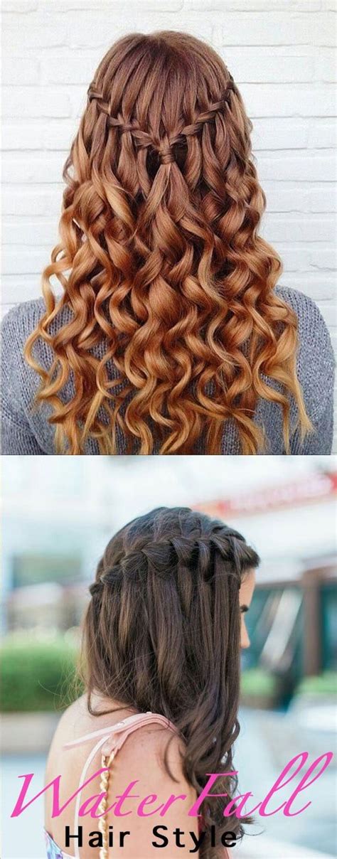 Choose An Elegant Waterfall Hairstyle For Your Next Event Braided