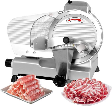Zeny Semi Auto Meat Slicer Stainless Steel 10 Blade