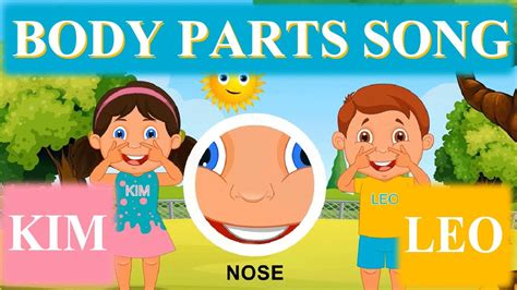 Body Parts Song For Kids Parts Of The Body With Kim