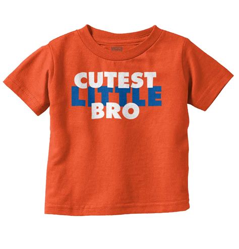 Brother Boys Toddler Tshirts Tees T Shirts Cutest Little Younger Son