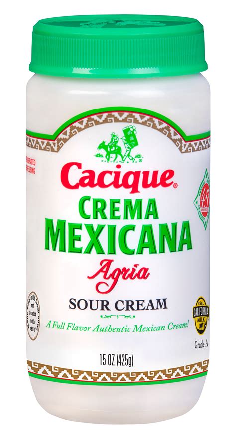 Cacique Crema Mexicana Agria Sour Cream 15 Oz
