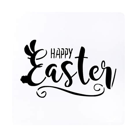 3x3 Happy Easter Stencil Stencils Bakell Craft Tools Craft Projects