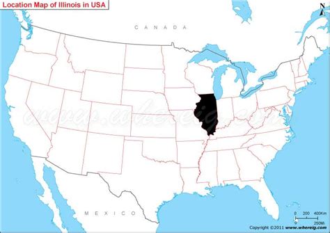 Illinois World Map