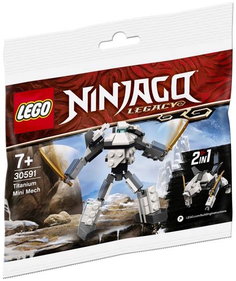 Titanium Mini Mech 2 In 1 Lego Ninjago Set 30591