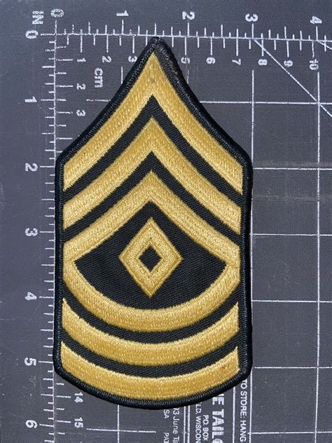 Vintage United States Army First Sergeant Patch St Rank Insignia E