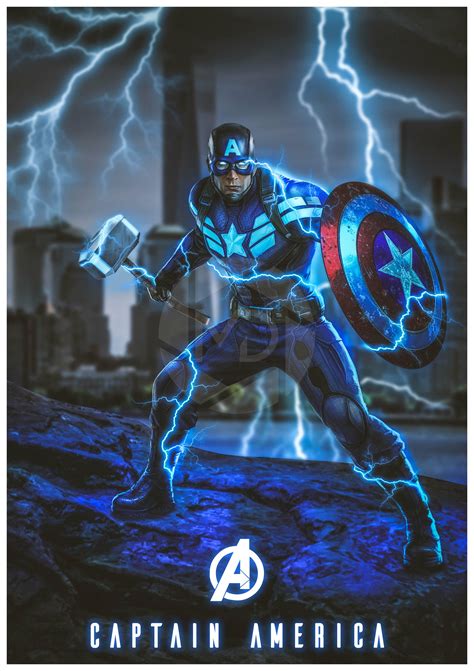 Mdesign Digital Artwork Avengers Endgame Captain America