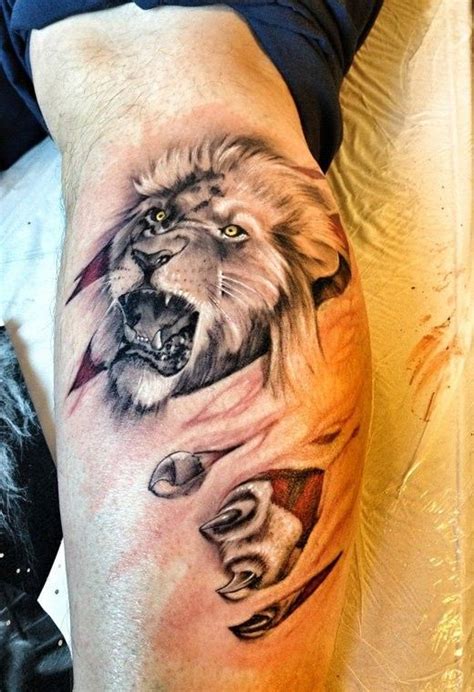 Tatuajes De Leones Estilos Y Diseños Mens Lion Tattoo Lion Tattoo Design Picture Tattoos