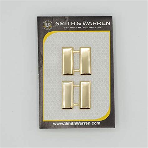 Smith And Warren 34 H Captain Bars Collar Brass Rank Insignia Gold