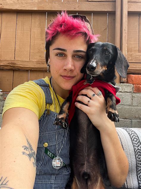 hey from me and my pup hope y all are having a great day r lesbianactually