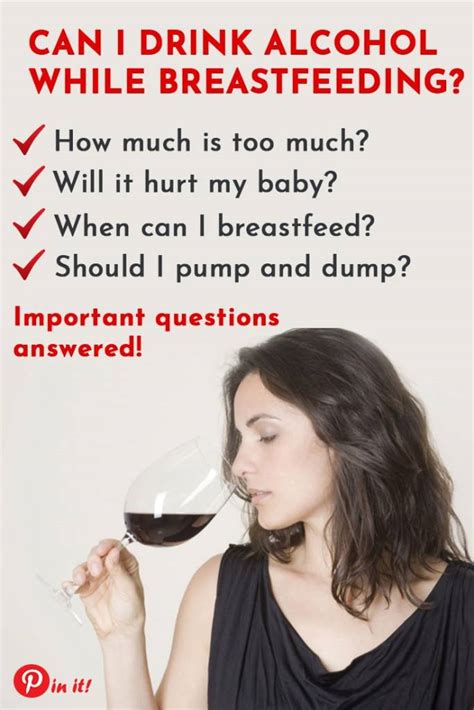 Breastfeeding And Drinking Ultimate Guide For Nursing Moms