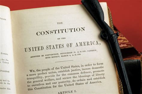 Constitución De Los Estados Unidos Nosotros La Gente Foto De Archivo