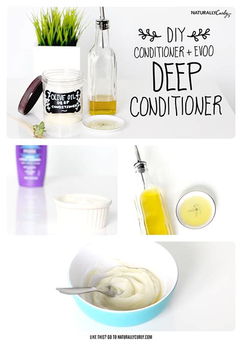 Learn here how to give your mane a hot oil treatment. DIY Olive Oil Deep Conditioner | Video | NaturallyCurly.com