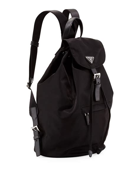Discover prada official website and buy online the latest collections of bags, clothes, shoes, accessories and much more. Lyst - Prada Vela Medium Backpack in Black