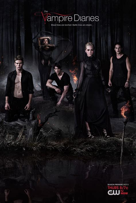 Deux Affiches Pour La Saison 5 De The Vampire Diaries Critictoo Séries Tv