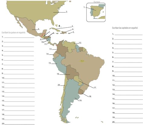 Mapa De Los Paises Hispanohablantes Flowerkamilia