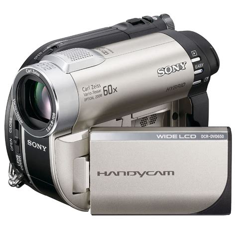 Sony Dcr Dvd650 Handycam 60x Optical Zoom 27 In Lcd Dvd Camcorder