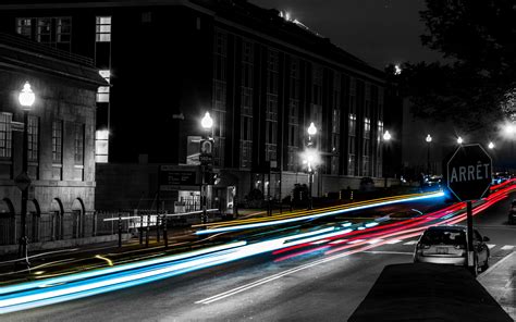 무료 이미지 빛 도로 거리 밤 도시 풍경 수송 저녁 차량 어둠 단색화 조명 대중 교통 모양 도시 지역