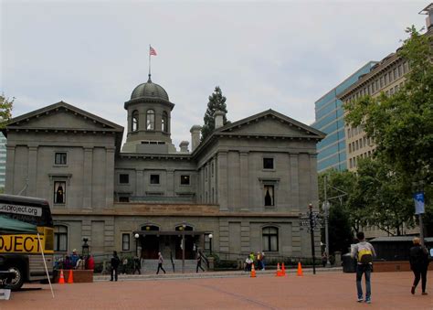 Portland Album 1 Pioneer Courthouse Built Beginning In 1869 Federal