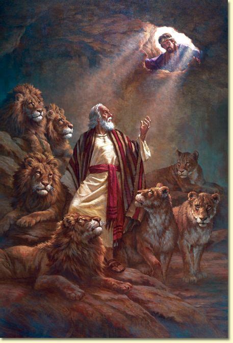Daniel In The Lions Den Daniel In The Lions Den Jesus Art