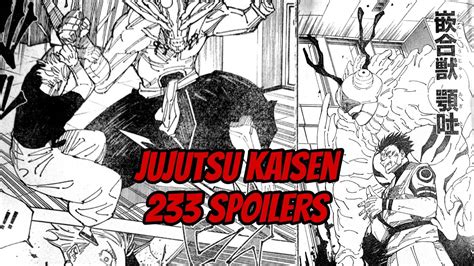 Jujutsu Kaisen Chapter 233 Spoilers Youtube