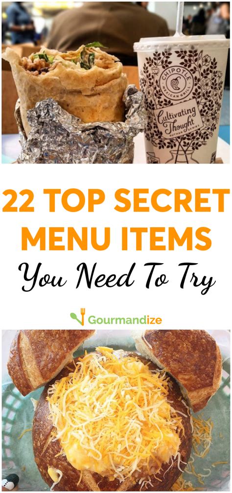 22 Top Secret Menu Items You Need To Try Secret Menu Items Secret